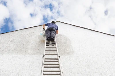 Peinture extérieure à la Roche-Vanneau — façades et ravalement
